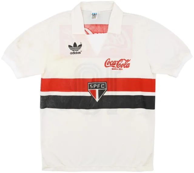 adidas Sao Paulo Mens SS Home Shirt 1987/88
