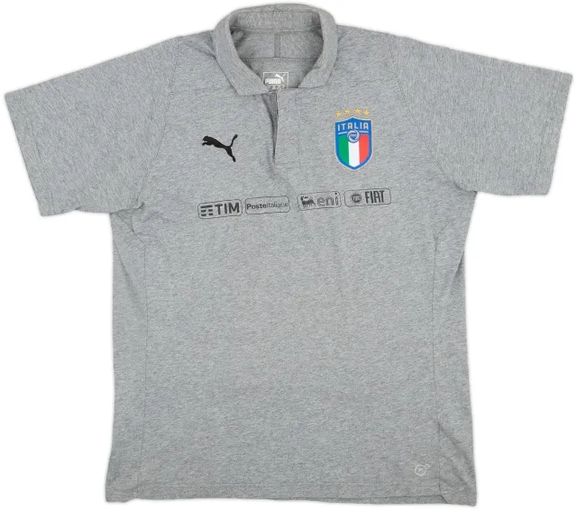 2018-19 Italy Puma Polo Shirt - 7/10 - (XL)