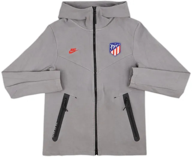 2019-20 Atletico Madrid Nike Hooded Track Jacket - 7/10 - (S)