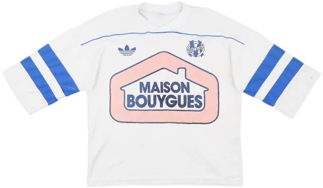 1986-87 Olympique Marseille Home Shirt - 6/10 - (L)