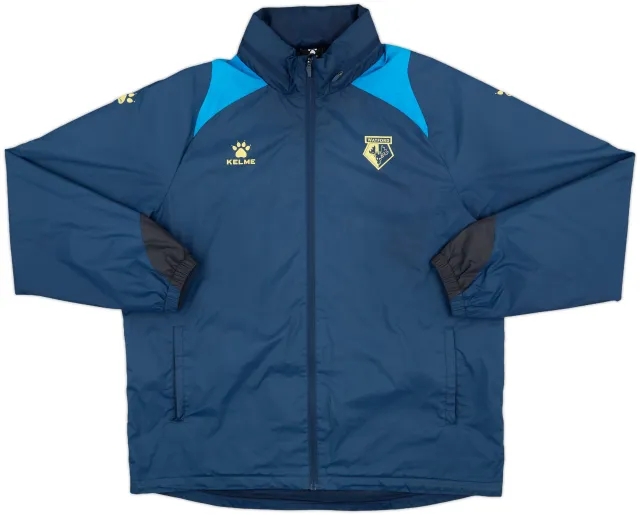 2021-22 Watford Kelme Hooded Rain Jacket - 8/10 - (XXL)