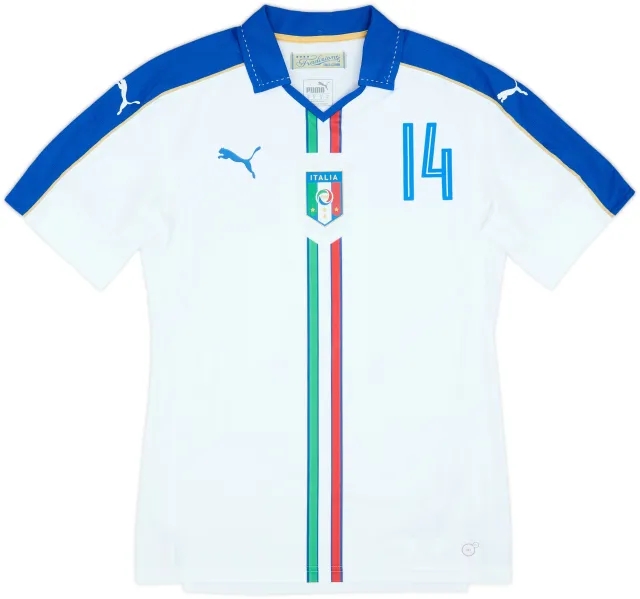 2016-17 Italy Away Shirt #14 - 8/10 - (M)