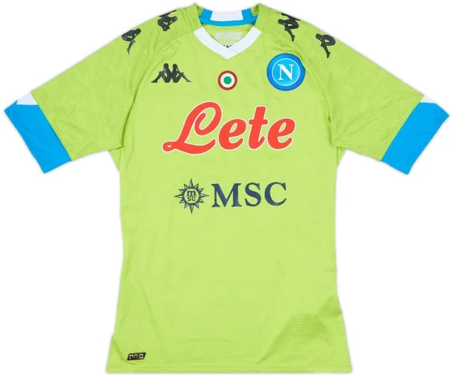2020-21 Napoli Authentic GK S/S Shirt - 9/10 - (S)