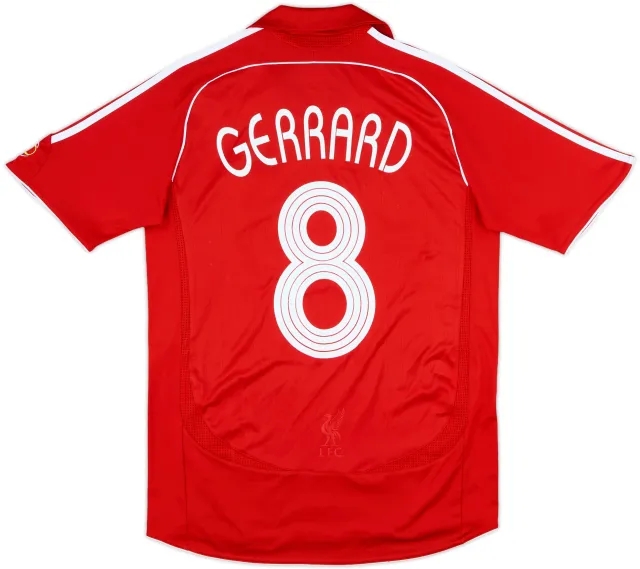 2006-08 Liverpool Home Shirt Gerrard #8 - 5/10 - (S)