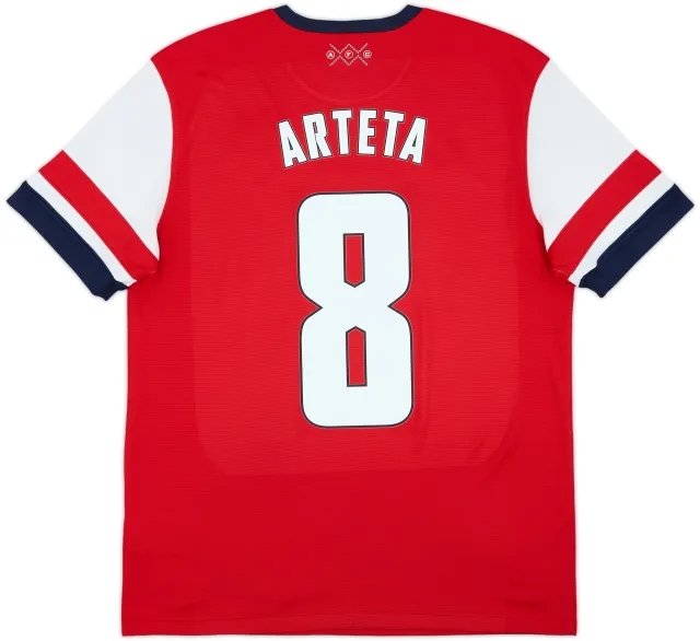 2012-14 Arsenal Home Shirt Arteta #8 - 8/10 - (L)