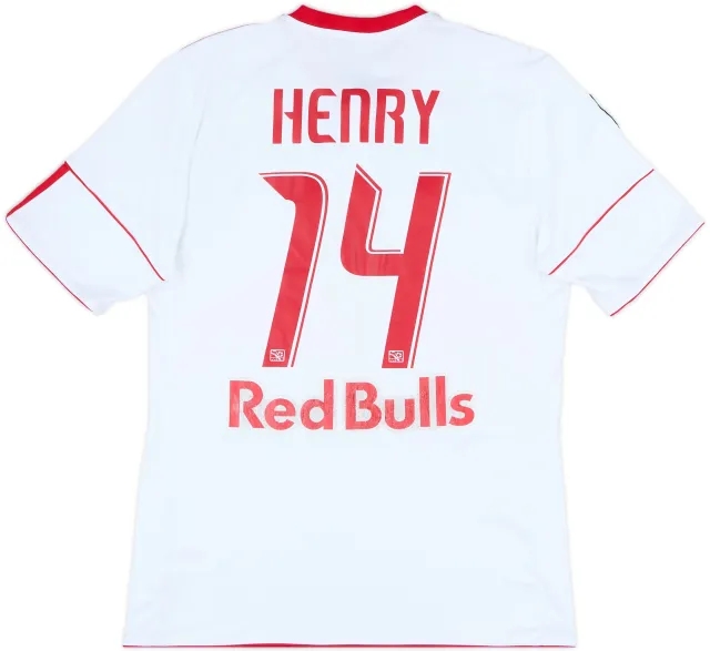 2010 New York Red Bulls Home Shirt Henry #14 - 6/10 - (L)