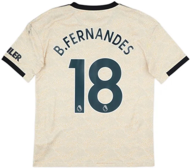 2019-20 Manchester United Away Shirt B.Fernandes #18 - 10/10 - (XL.Boys)