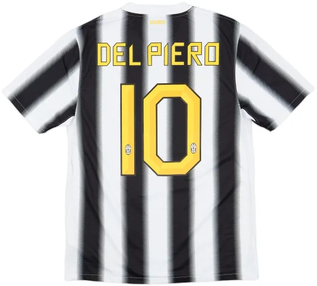 2011-12 Juventus Home Shirt Del Piero #10 - 8/10 - (M)