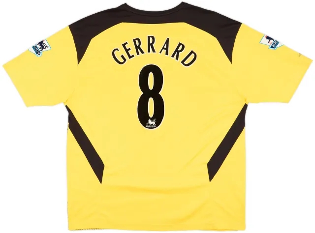 2004-06 Liverpool Away Shirt Gerrard #8 - 7/10 - (XL)