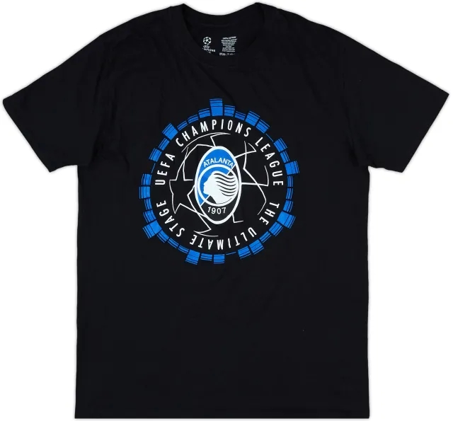 2019-20 Atalanta Champions League Cotton Tee - 8/10 - (L)