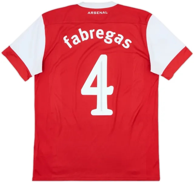 2010-11 Arsenal Home Shirt Fabregas #4 - 7/10 - (M)