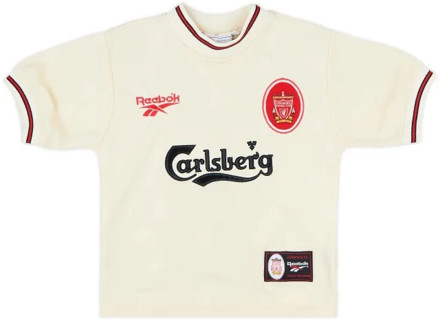 1996-97 Liverpool Away Shirt - 9/10 - (7-8 Years)