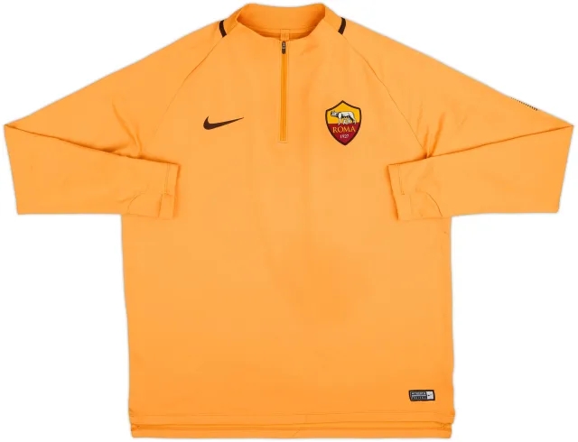 2017-18 Roma Nike 1/4 Zip Drill Top - 8/10 - (XL)
