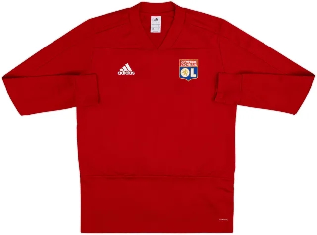2017-18 Lyon adidas Sweat Top - 8/10 - (M)