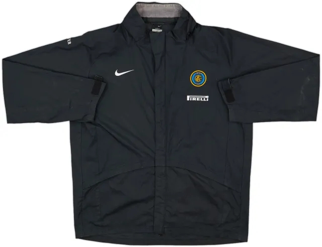 2006-07 Inter Milan Nike Hooded Rain Jacket - 6/10 - (M)