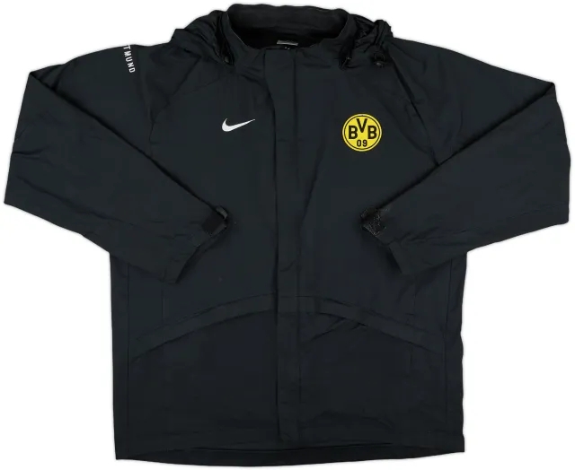 2006-07 Borussia Dortmund Nike Hooded Rain Jacket - 7/10 - (M)