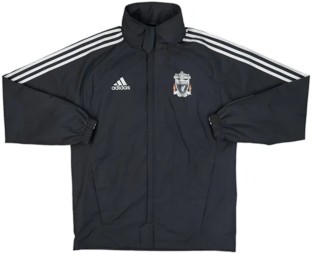 2011-12 Liverpool adidas Hooded Rain Jacket - 8/10 - (S)
