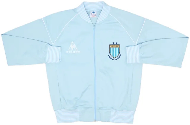 1986-88 Argentina Le Coq Sportif Campeon del Mundo Presentation Jacket - 9/10 - (M)