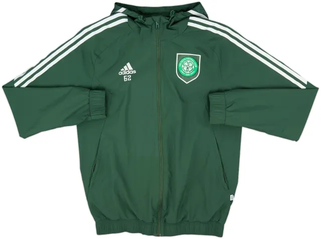 2022-23 Celtic adidas Player Issue Hooded Track Jacket #62 - 8/10 - (S)