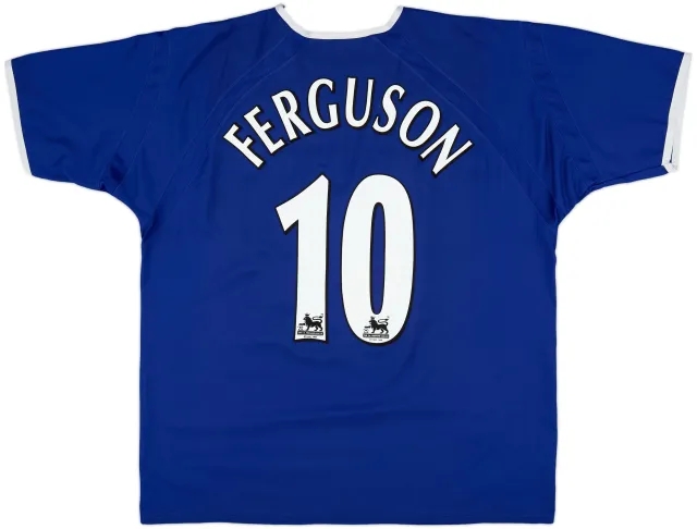 2003-04 Everton Home Shirt Ferguson #10 - 6/10 - (XL)