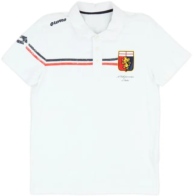 2012-13 Genoa Lotto Polo Shirt - 8/10 - (L)
