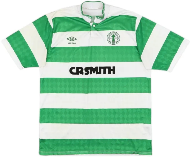 1987-89 Celtic Centenary Home Shirt - 6/10 - (M)