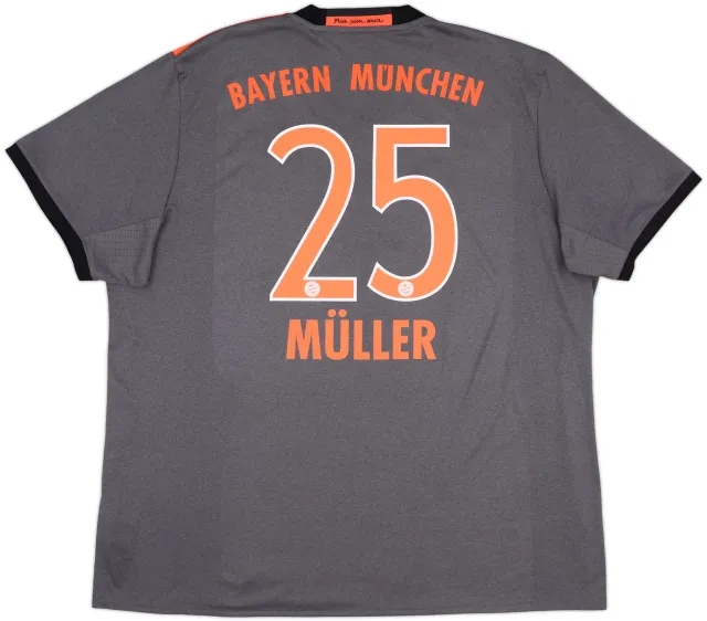 adidas Bayern Munich Mens SS Away Shirt 2016/17