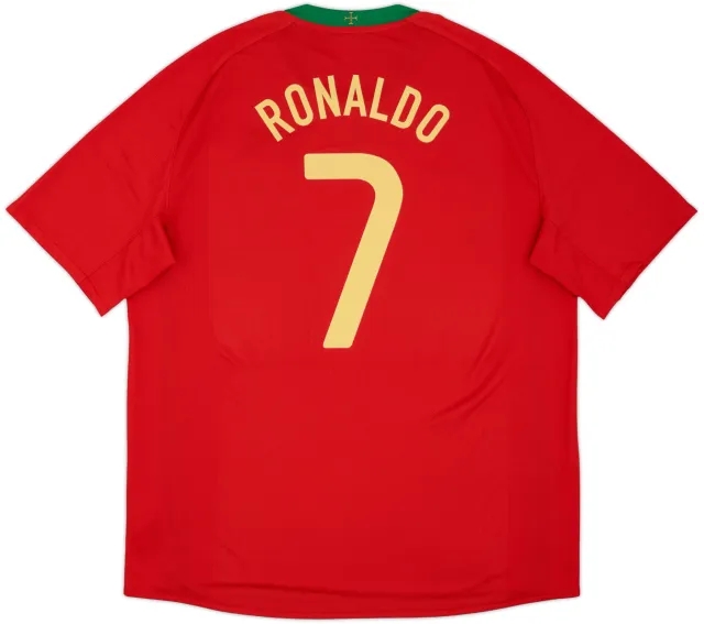 2008-10 Portugal Home Shirt Ronaldo #7 - 10/10 - (XL)