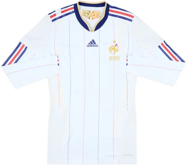 2009-10 France Player Issue TechFit Away L/S Shirt - 5/10 - (M)