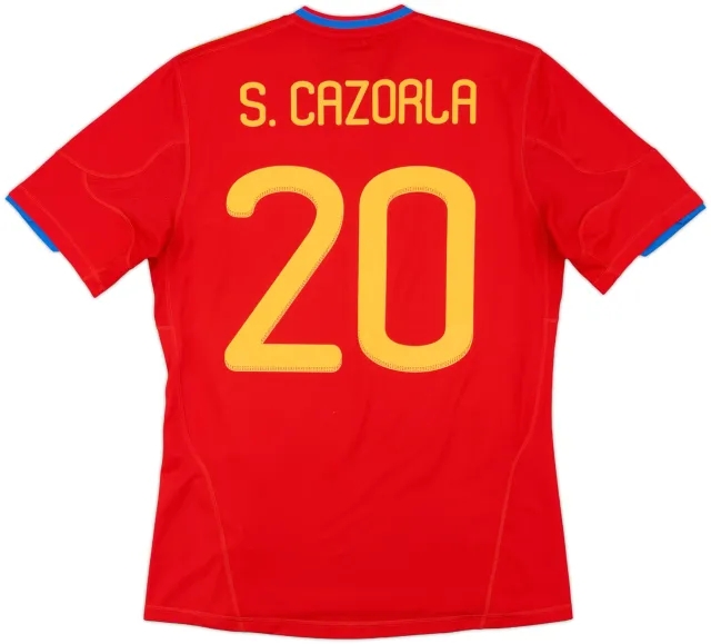 2009-10 Spain Home Shirt S.Cazorla #20 - 10/10 - (M)