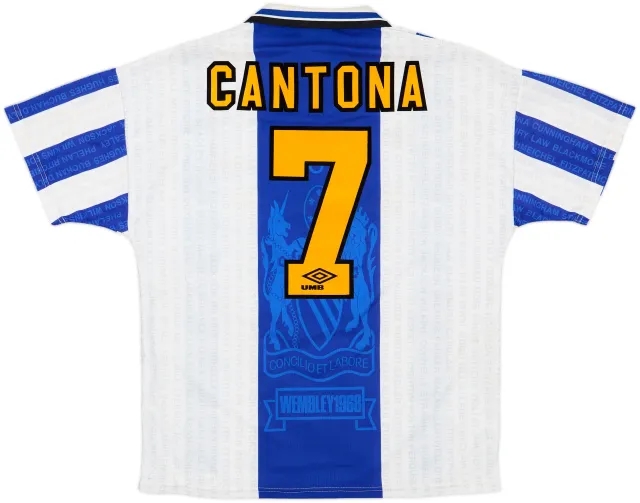 1994-96 Manchester United Third Shirt Cantona #7 - 8/10 - (L)