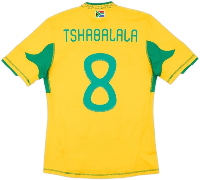 2009-11 South Africa Home Shirt Tshabalala #8 - 8/10 - (M)