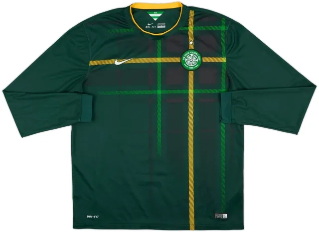 2014-15 Celtic Away L/S Shirt - 9/10 - (XL)