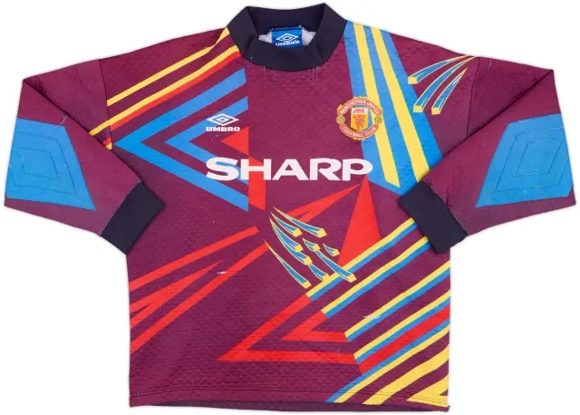 1992-93 Manchester United GK Shirt #1 - 6/10 - (M)