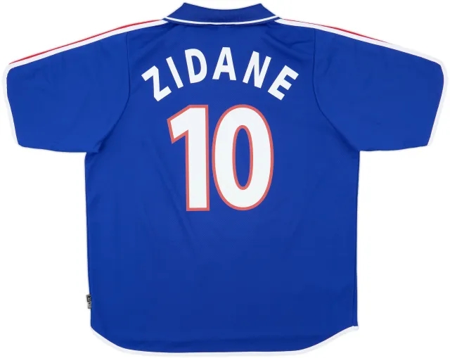 adidas France Mens SS Home Shirt 2000