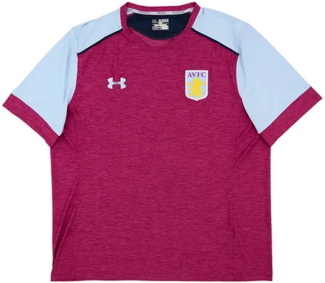 2016-17 Aston Villa Under Armour Training Shirt - 8/10 - (3XL)