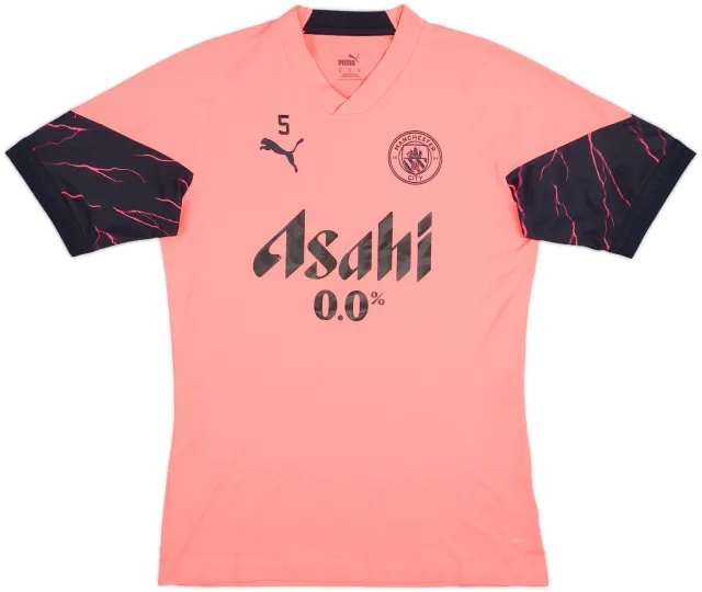 2023-24 Manchester City Player Issue Training Shirt #5 (Stones) - 9/10 - (M)
