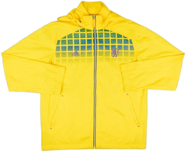 2011-12 Chelsea adidas Hooded Rain Jacket - 8/10 - (L)