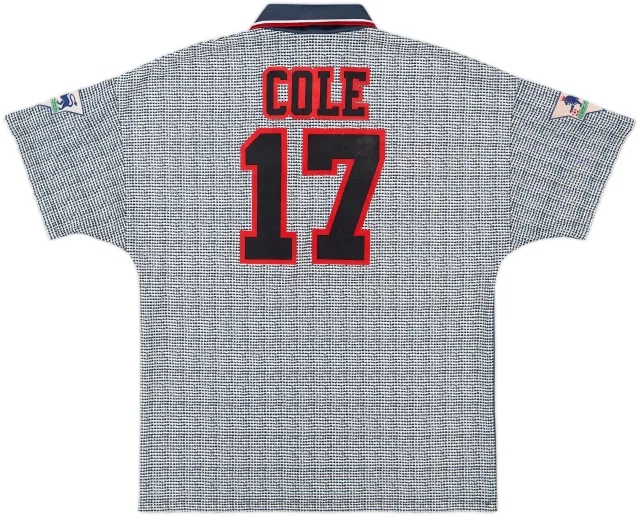 1995-96 Manchester United Away Shirt Cole #17 - 9/10 - (M)