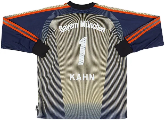 adidas Bayern Munich Boys LS Goalkeeper Home Shirt 2003/04