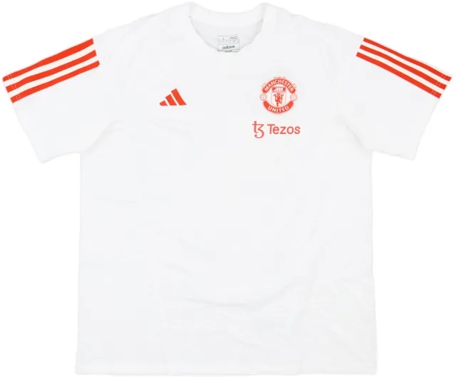 2023-24 Manchester United adidas Cotton Tee - 8/10 - (L)