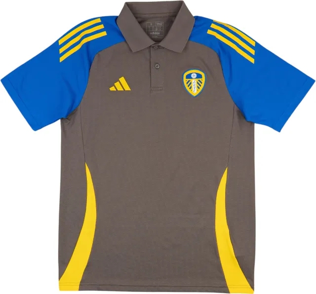 2024-25 Leeds United adidas Polo T-Shirt (S)