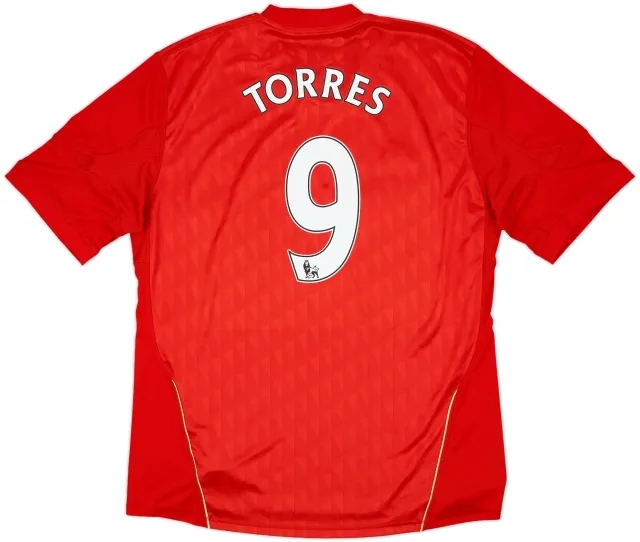 2010-12 Liverpool Home Shirt Torres #9 - 5/10 - (XL)