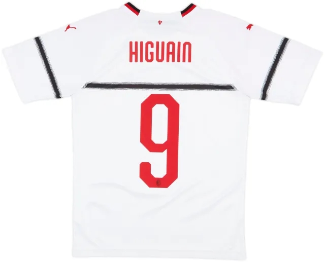 2018-19 AC Milan Away Shirt Higuain #9 - 7/10 - (S)