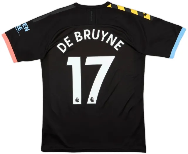 2019-20 Manchester City Away Shirt De Bruyne #17 - 9/10 - (M)
