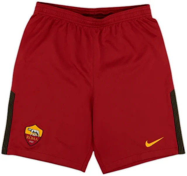 2017-18 Roma Home Shorts - 9/10 - (L.Boys)
