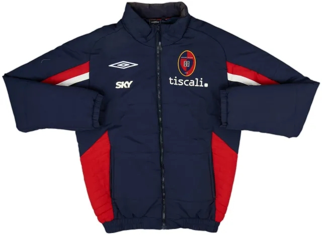 2007-08 Cagliari Umbro Padded Bench Coat - 7/10 - (L)