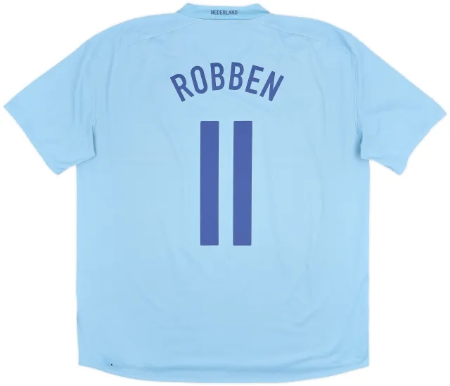 2008-10 Netherlands Away Shirt Robben #11 - 7/10 - (XL)