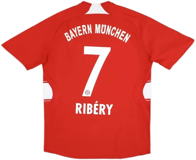 adidas Bayern Munich Mens SS Home Shirt 2007/08