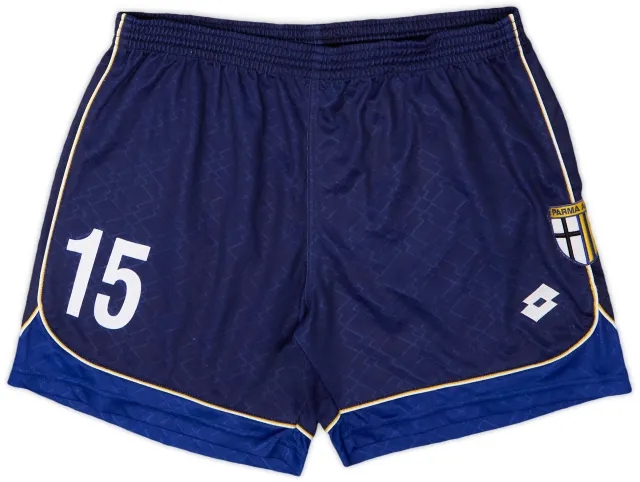 1998-99 Parma Player Issue Third Shorts #15 - 8/10 - (L)